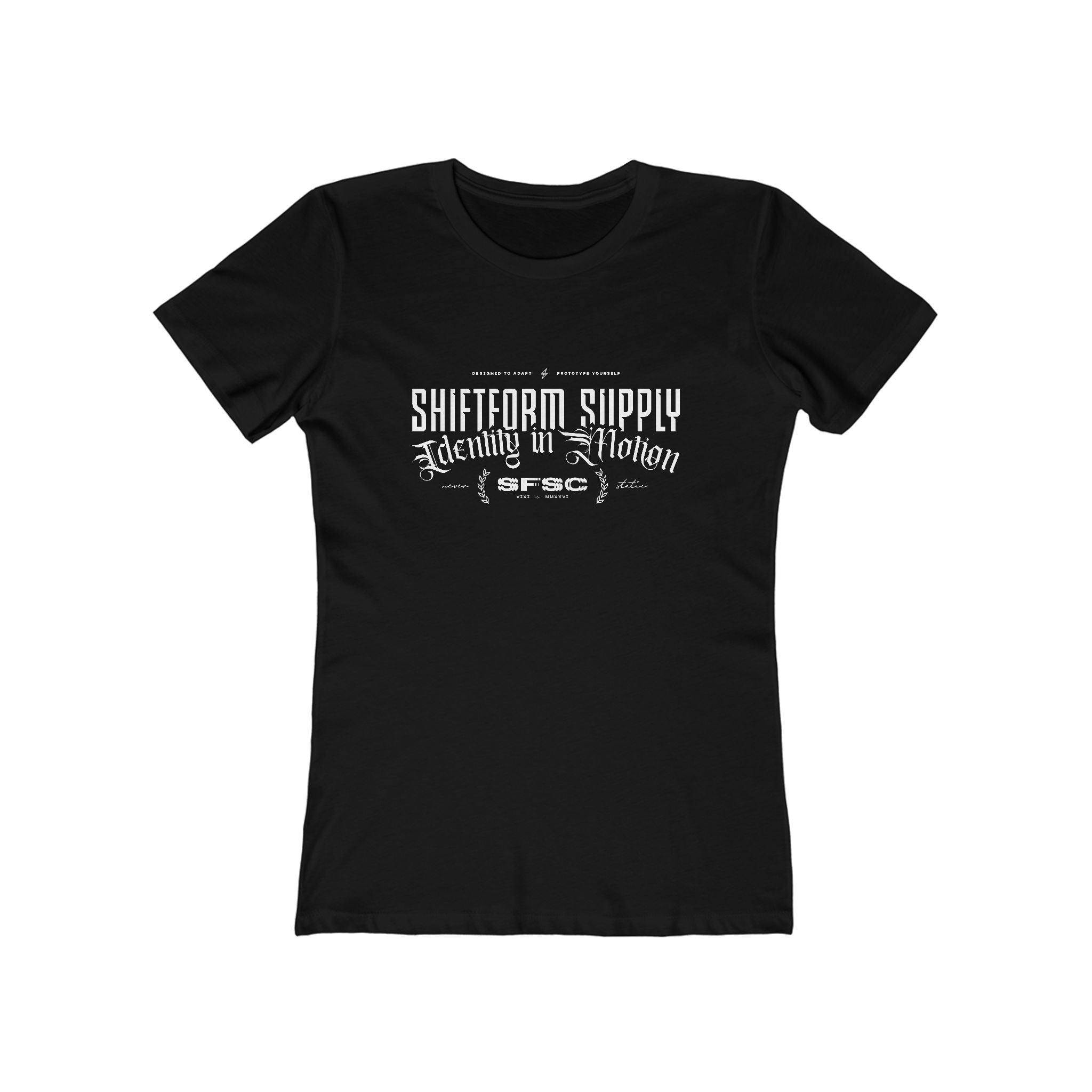 Women's Identity in Motion tee