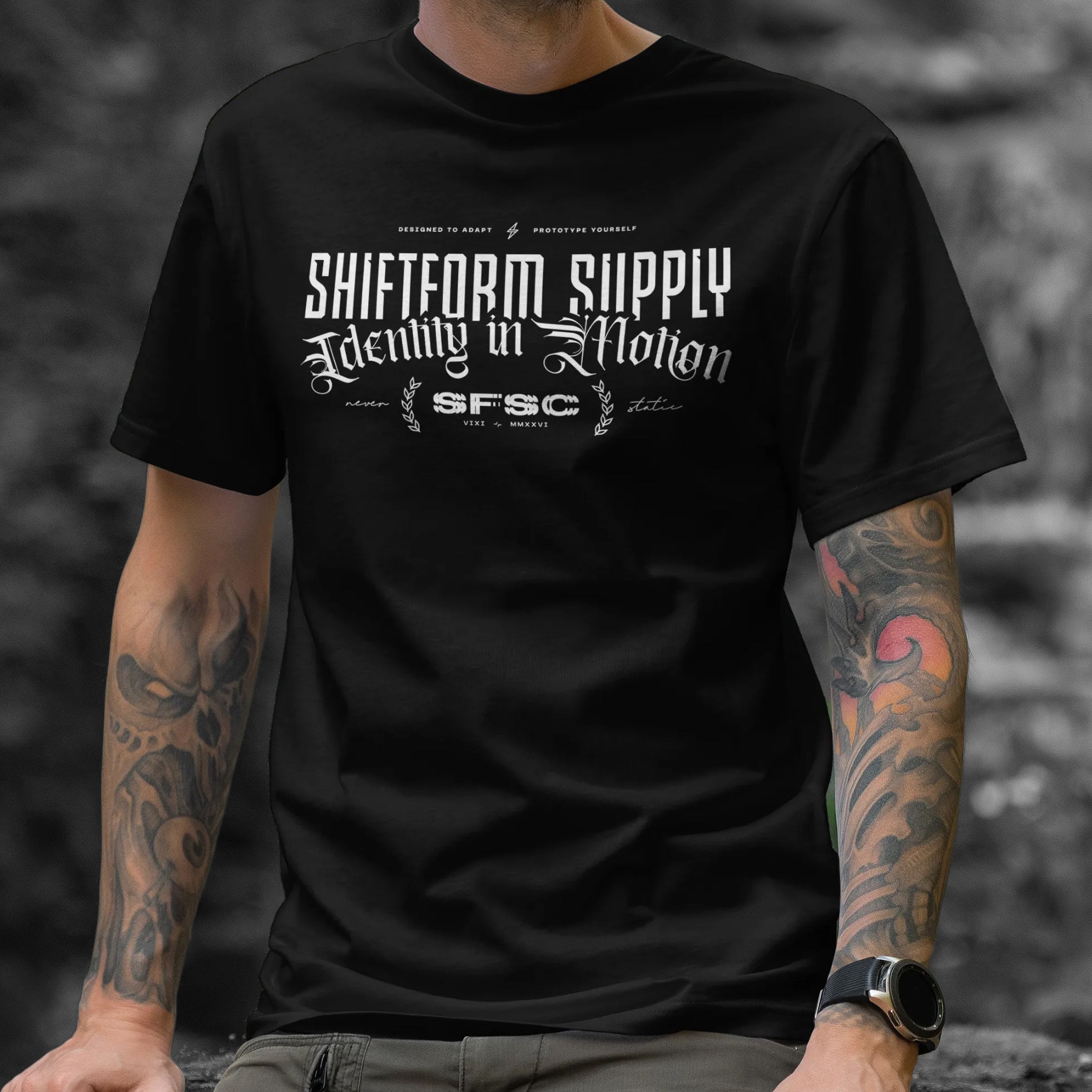 Identity in Motion tee