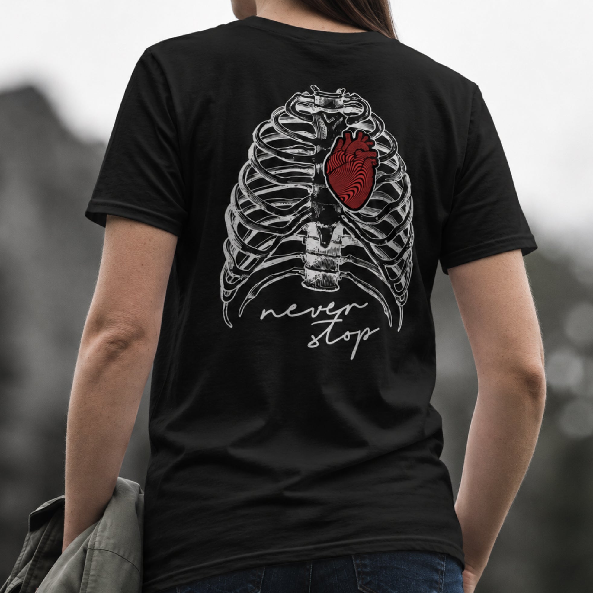 Women's Never Stop tee